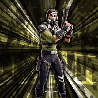 Green Bravo Leader Fortnite