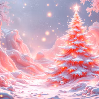 Candy Themed Pink Christmas Wonderland