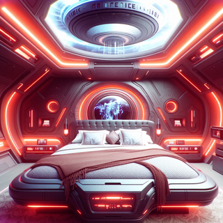 Futuristic Sci-Fi Bedroom