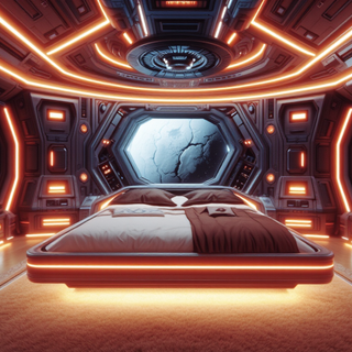 Futuristic Sci-Fi Bedroom