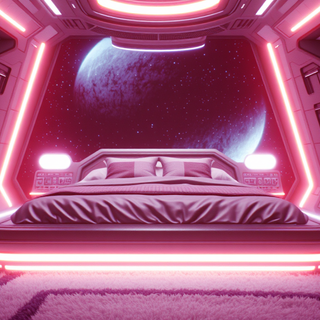 Futuristic Sci-Fi Bedroom