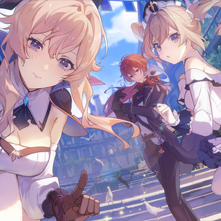 ジャン、バーバラ、ディルックの壁紙