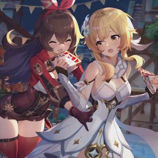 ルミネとアンバーの壁紙