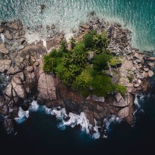Tropical Island Aerial 