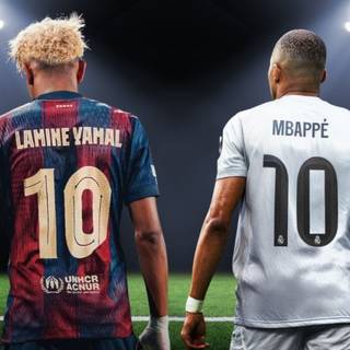 Lamine Yamal & Kylian Mbappé