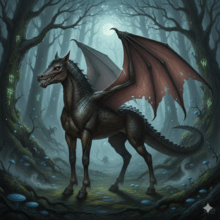 Horse + Vampire Bat + Crocodile