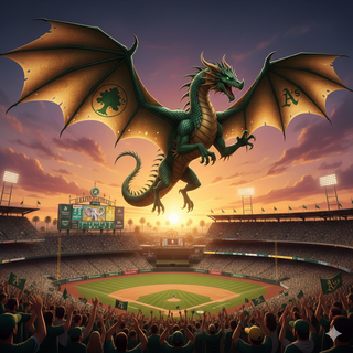 Oakland Athletics Dragon