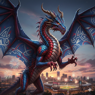 Atlanta Braves Dragon
