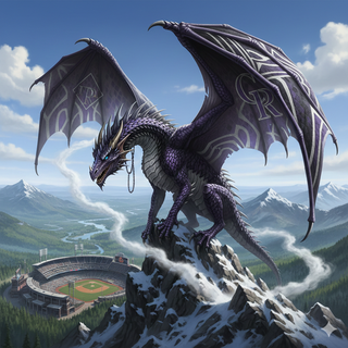 Colorado Rockies Dragon