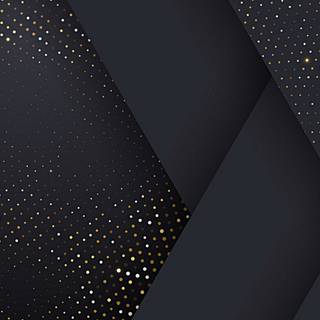 Golden Glitter Geometric Background 