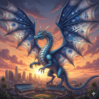 Los Angeles Dodgers Dragon