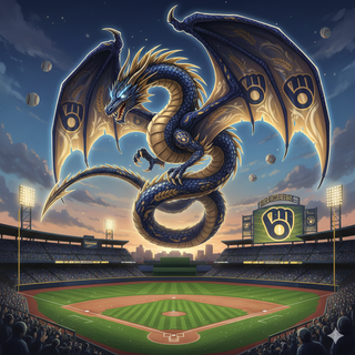 Milwaukee Brewers Dragon