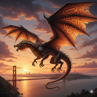 San Francisco Giants Dragon