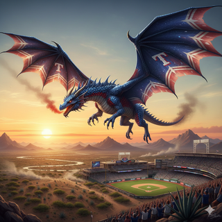 Texas Rangers Dragon