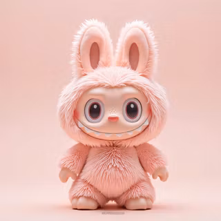 Labubu In A Pink Suit