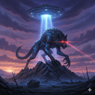 Wolf transforms Giant from a UFO growth ray