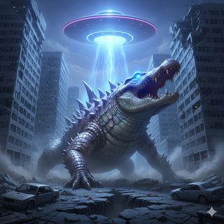 White Alligator transforms Giant from a UFO growth ray