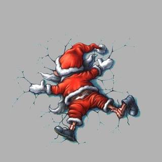 Funny santa