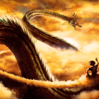 Shenron & Goku