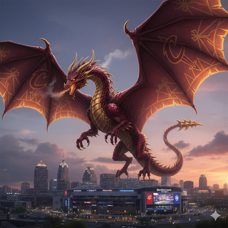 Cleveland Cavaliers Dragon