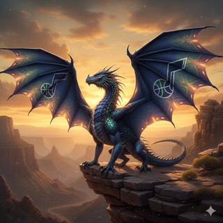 Utah Jazz Dragon