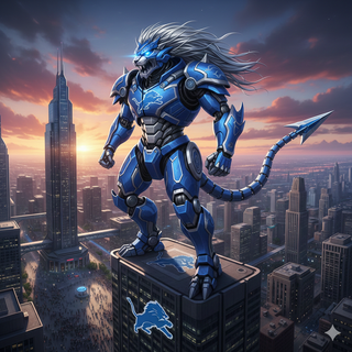 Detroit Lions Mecha Armor