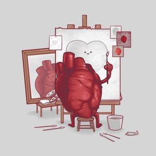 Heart Painting a Smile