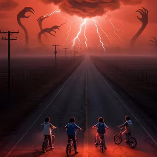 Stranger Things 4K Wallpaper