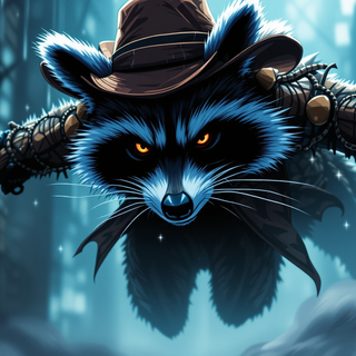 Raccoon Cowboy