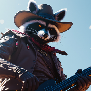 Raccoon Cowboy
