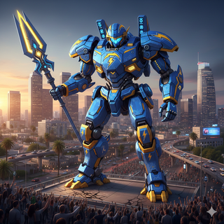 Los Angeles Chargers Mecha Armor