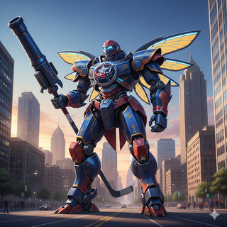 Columbus Blue Jacket Mecha Armor