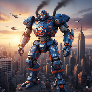 New York Islanders Mecha Armor