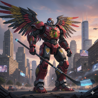 Chicago Blackhawks Mecha Armor