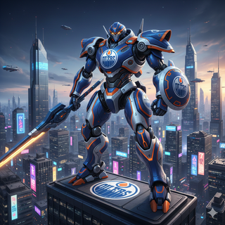 Edmonton Oilers Mecha Armor