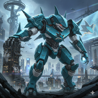 San Jose Sharks Mecha Armor