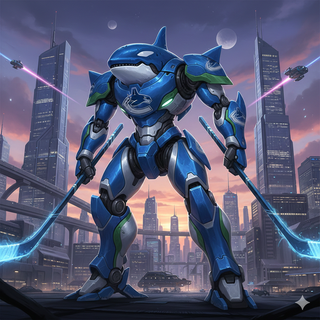 Vancouver Canucks Mecha Armor