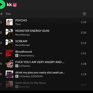 bro my playlists are mostly this 