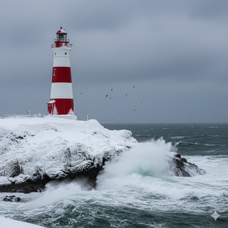 Winter Lighthouse
