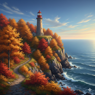 Autumn Lighthouse