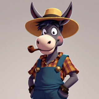 Cartoon Donkey