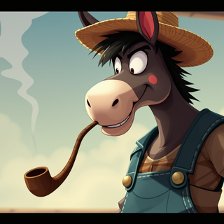Cartoon Donkey