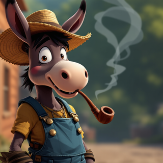 Cartoon Donkey