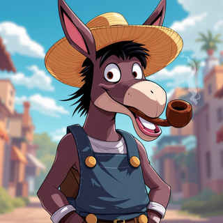 Cartoon Donkey