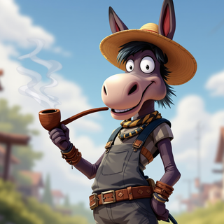 Cartoon Donkey