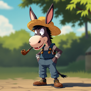 Cartoon Donkey