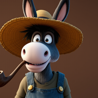 Cartoon Donkey
