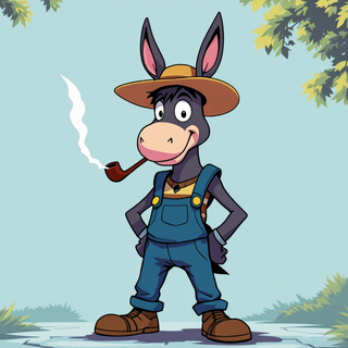 Cartoon Donkey