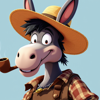 Cartoon Donkey