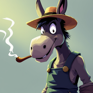 Cartoon Donkey